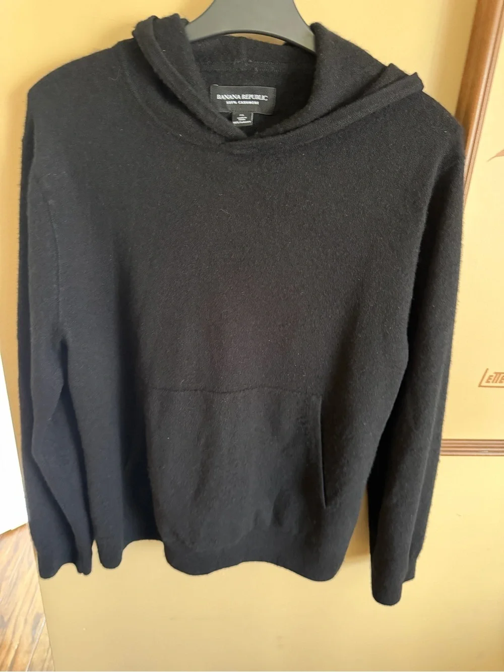 Banana Republic Cashmere Hoodie in black